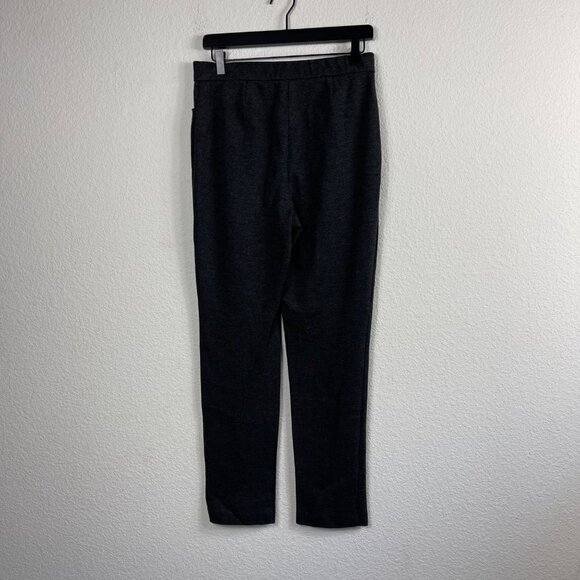 J. Jill Gray Ponte Slim Leg Pants Size Small Pull-On Elastic Waist Stretch - Picture 9 of 9
